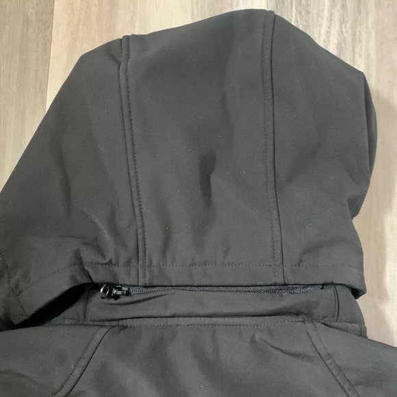 New! Women’s Free Country Black Hooded Jacket S - Picture 5 of 10